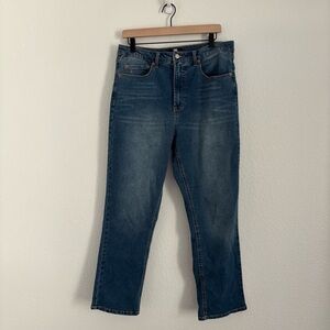 Frye Women's Size 10/30 Blue High Rise Straight Leg Jeans